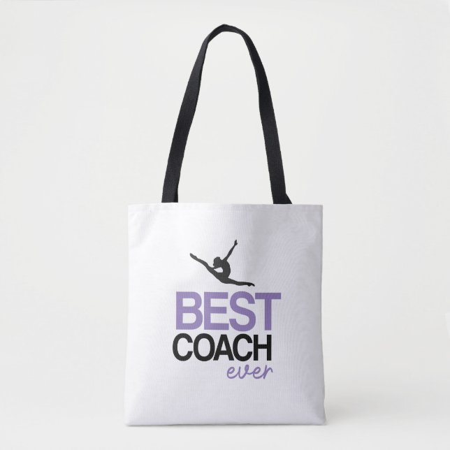 Personalized Rhythmic Gymnastics Coach Tote Bag (Frente)