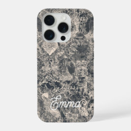 Personalized Stylish Black Paris Toile Design