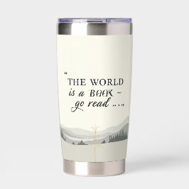 Personalized Travel Motivation Quote | The World 