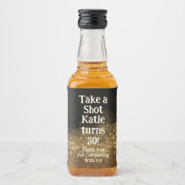 Personalized Whiskey Bottle Label – Birthday Party
