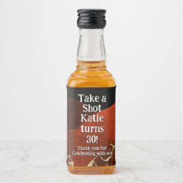 Personalized Whiskey Bottle Label – Birthday Party