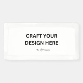 Personalized with Your Design, Logo,Message 2'x1'