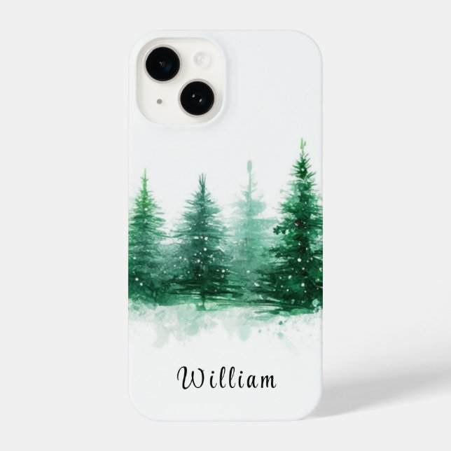 Personized Christmas Trees Phone Case (Verso)