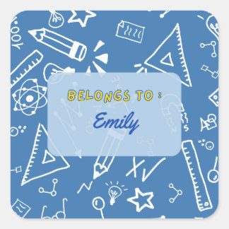 Pertence a - adesivos escolares personalizados