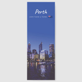 Perth, Austrália - Silhueta da Cidade à Noite