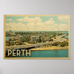 Perth Poster Poster Austrália
