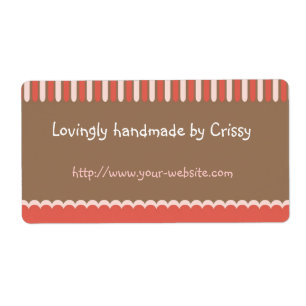 Perto - etiqueta customizável Handmade