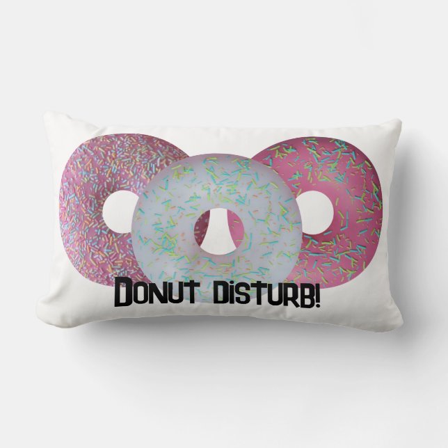 Perturbação da rosquinha! Almofadas Throw (Frente)