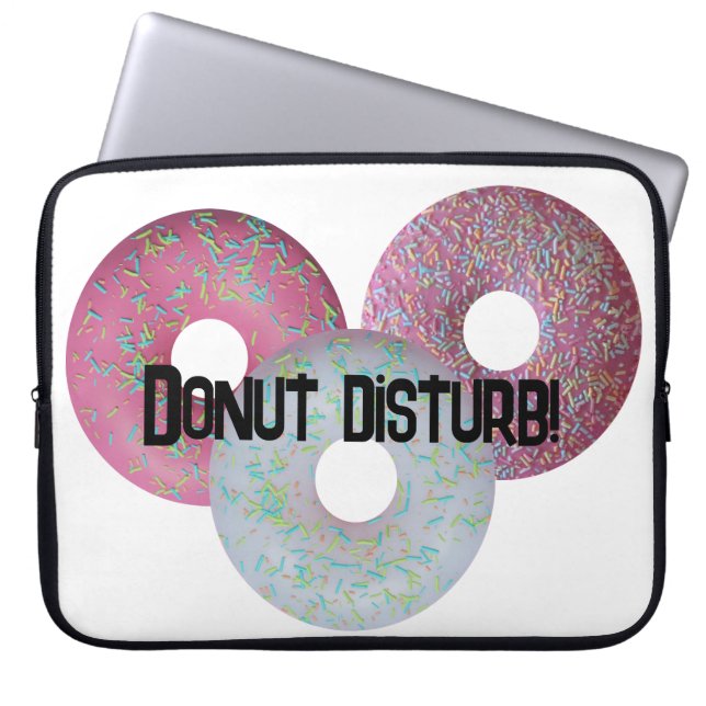 Perturbação da rosquinha! Capa para laptop (Frente)