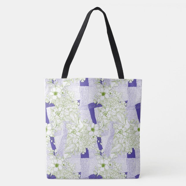 Perturbação Floral - Bolsa Botânica Artística (Frente)