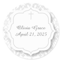 Perturbação prateada com etiqueta e cruz