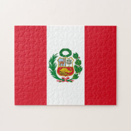 Peru Flag Jigsera Quebra-cabeça