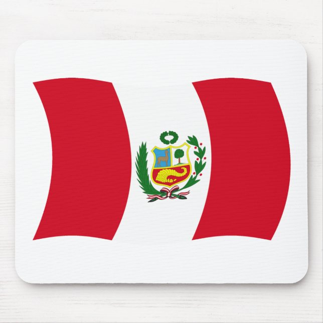 Peru Flag Mousepad (Frente)