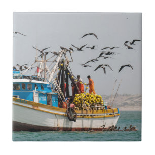 Peru, Los Organos. Barco de Pesca em Los Organos