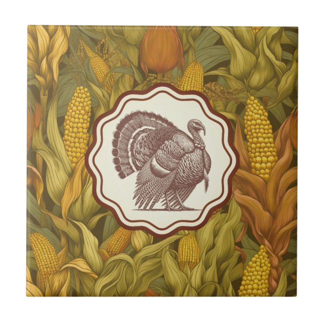 Peru Selvagem do Outono Vintage William Morris  (Frente)