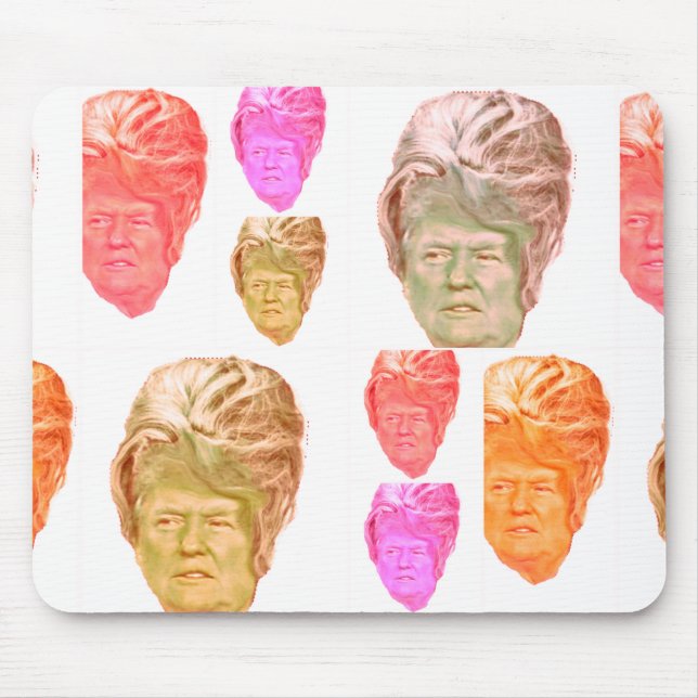 Peruca engraçada Mousepad da colmeia de Donald (Frente)
