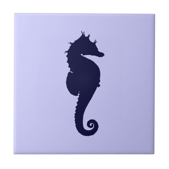 Perwinkle e Cavalo-Marinho Azul Escuro (Frente)