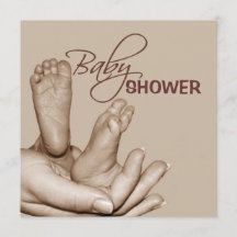 Pés-bebê Chá Convite