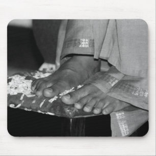 Pés de Sathya Sai Baba Lotus em Mousepad