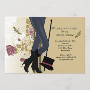 Pés felizes do convite