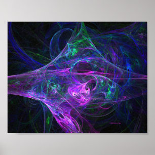 Pesadelo de Blacklight: Impressão do Fractal