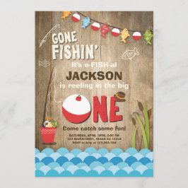 Pesca Aniversário Madeira de Convite O Grande