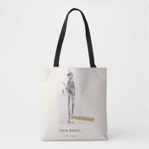 Pesca bonito Juguetes de Tela Bolsa Tote