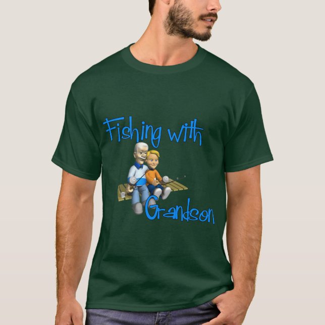 Pesca com camisa de pesca neto (Frente)