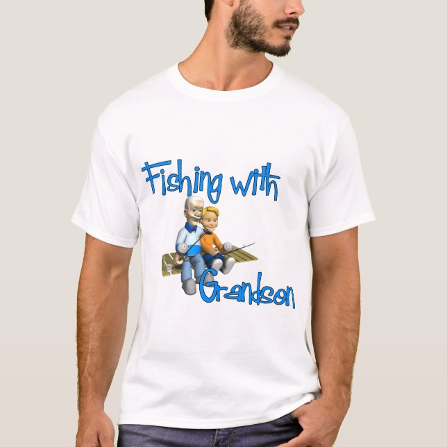 Pesca com camisa de pesca neto (Frente)