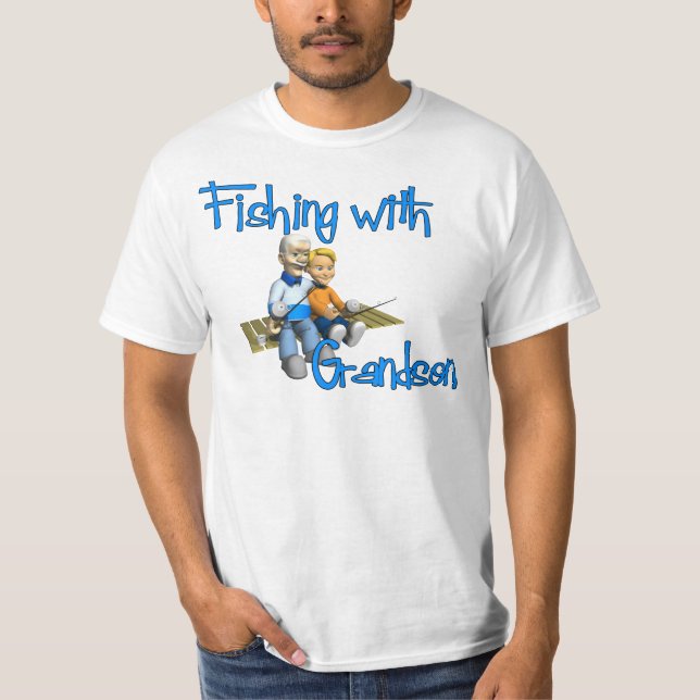 Pesca com camisa de pesca neto (Frente)
