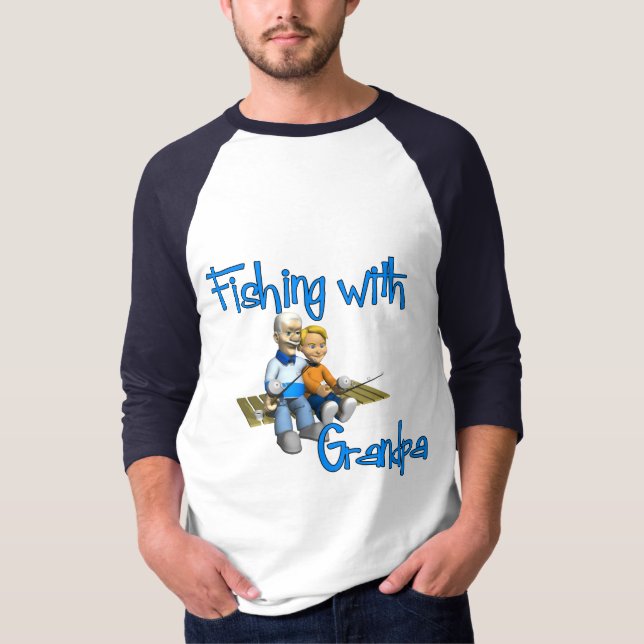Pesca com camisa de vovô (Frente)