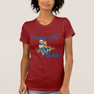 Pesca com camisa de vovô