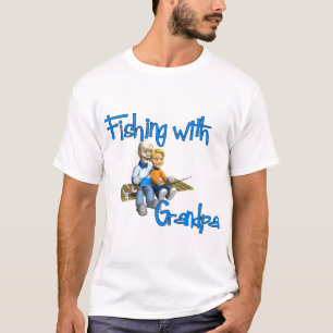 Pesca com camisa de vovô