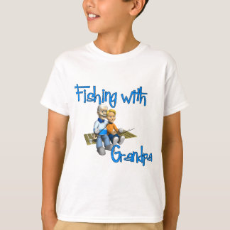 Pesca com camisa de vovô