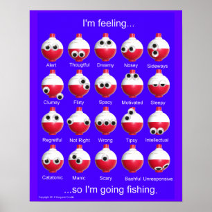 Pesca de Bobber Emoções Poster