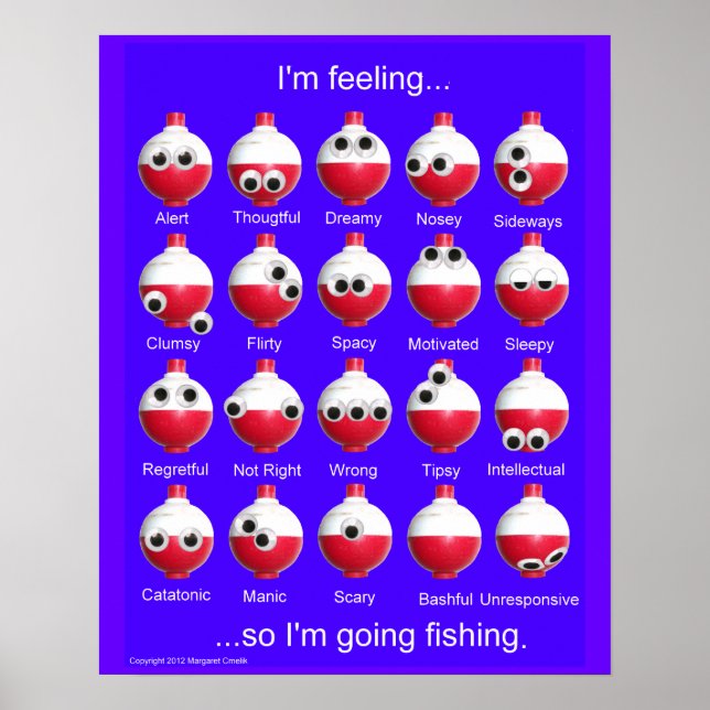 Pesca de Bobber Emoções Poster (Frente)