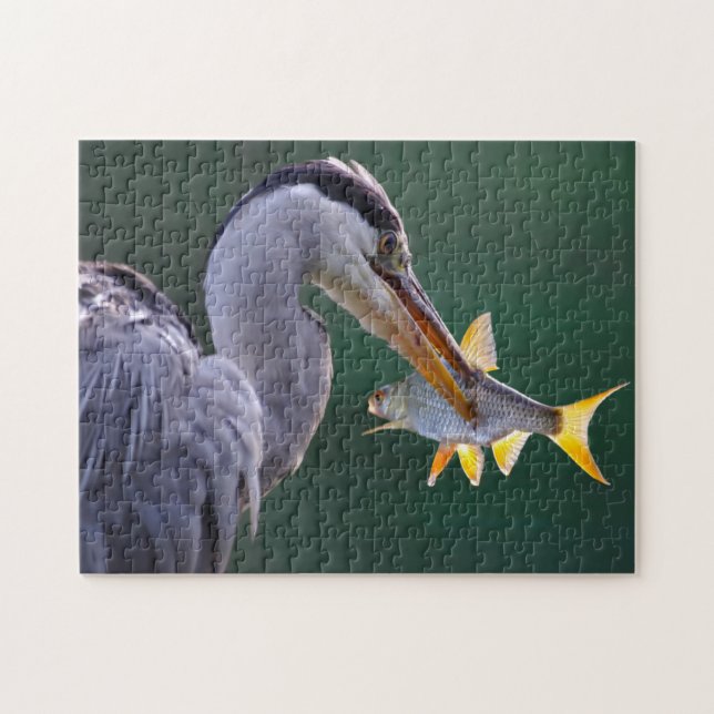 Pesca de Heron Quebra-cabeça (Horizontal)