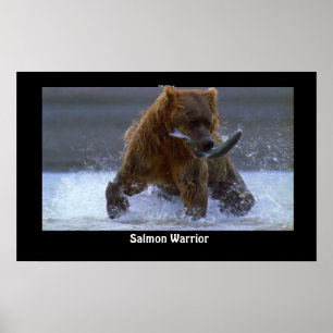Pesca de Poster de salmão
