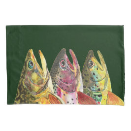 Pesca de três trutas de gordura