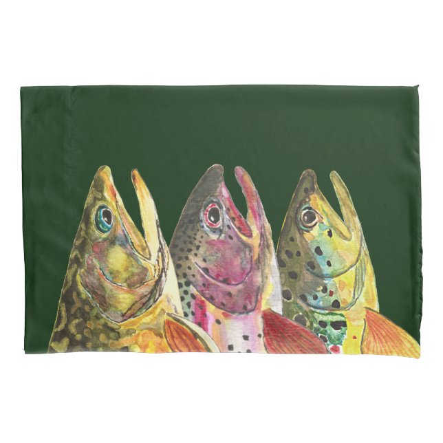 Pesca de três trutas de gordura (Frente)