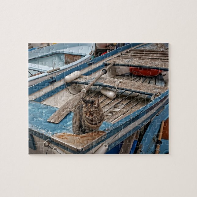 Pesca de vamos - Quebra-cabeça de Cat - 8x10 - 110 (Horizontal)