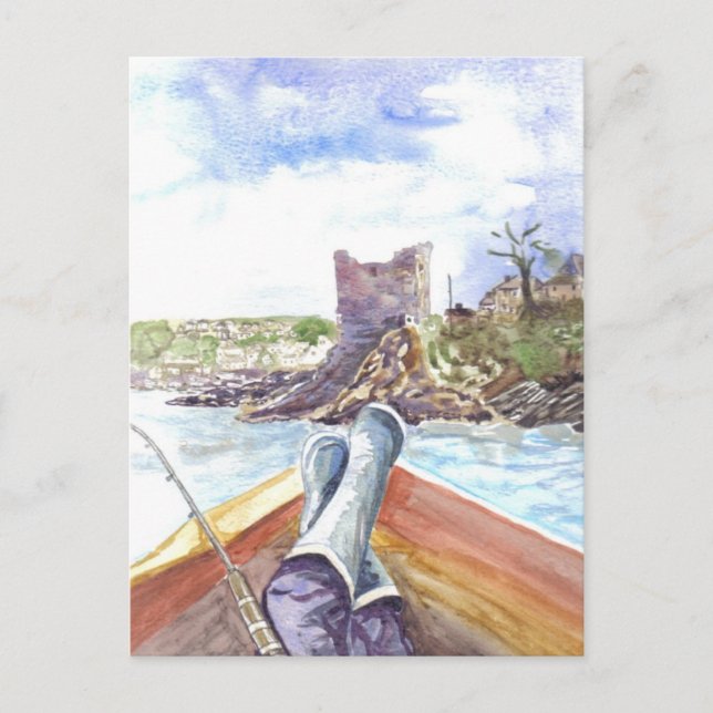 Pesca do cartão postal polonês (Frente)