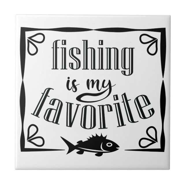 Pesca é minha citação favorita (Frente)
