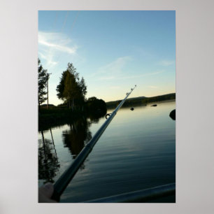 Pesca em Dusk Impressão