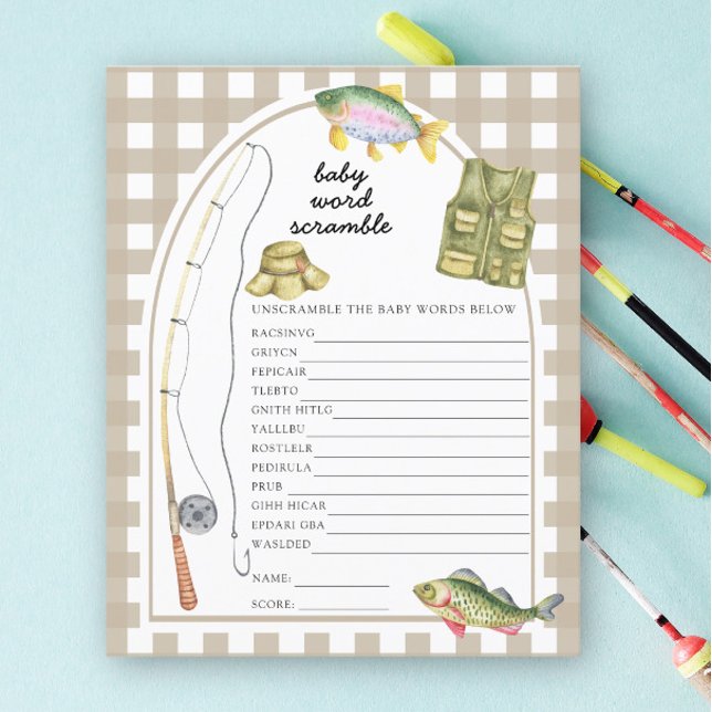 Pesca - Jogo do Bebê Word Scramble (Criador carregado)