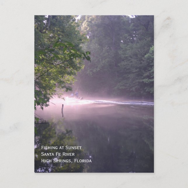 Pesca no Cartão Postal Sunset (Frente)