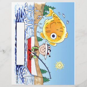 Pesca, Pescador - Cartoon Personalizado