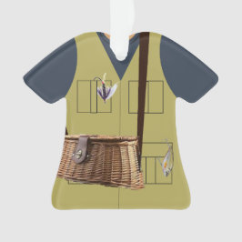 Pescador Angler Personalizado Ornamento