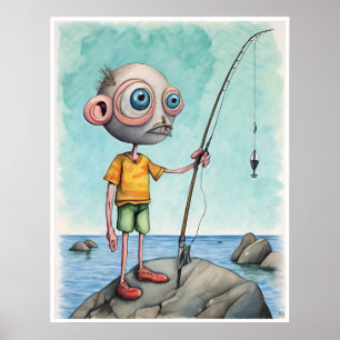 Pescador - Archival Art Impressão