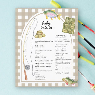 Pescador - Baby Trivia Jogo do chá de fraldas